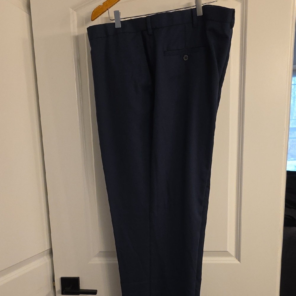 Haggar Men's Dark Navy Dress Pants